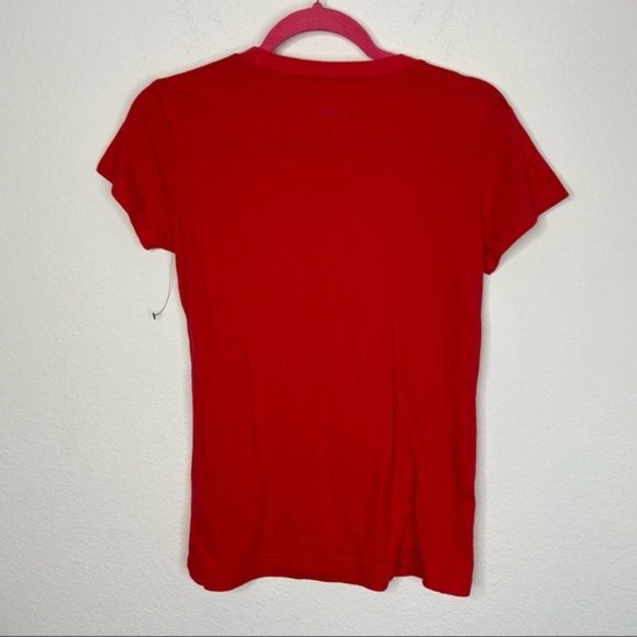G-III 4her Red Phillis Short Sleeve Top Size S NWOT - Picture 2 of 4